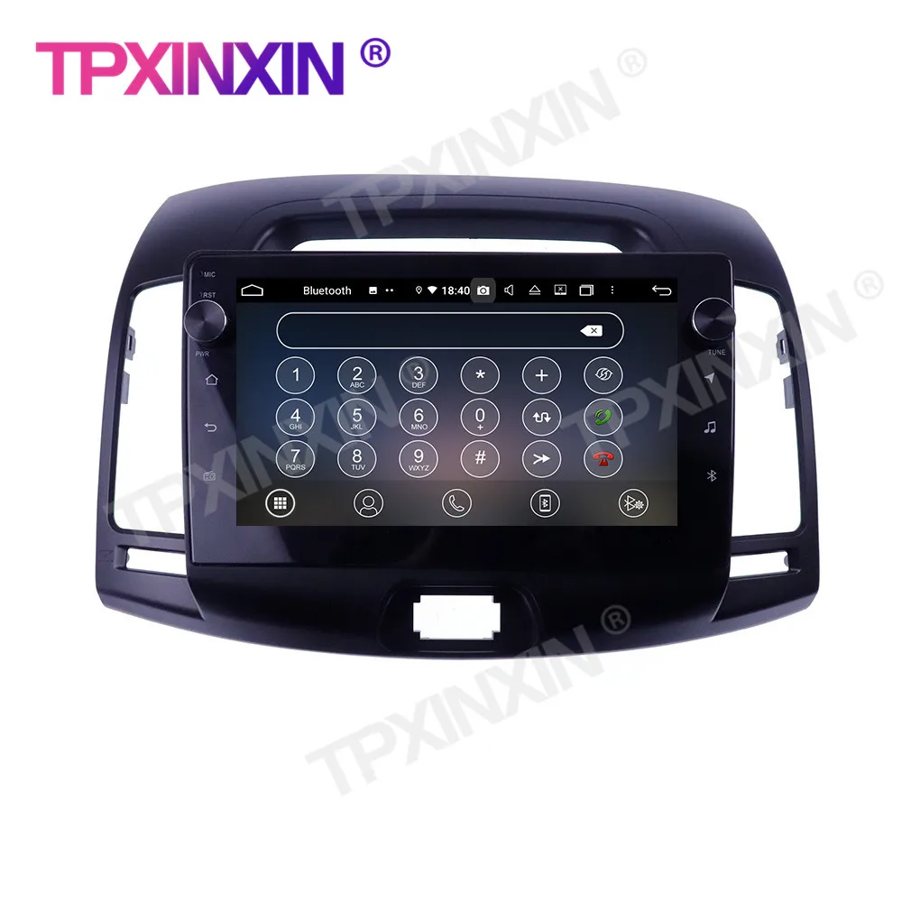 For Hyundai Elantra 2008-2010 Android 10.0 4+128 Wireless Carplay GPS Car Multimedia Tesla Player Headunit Audio Radio Navigtion