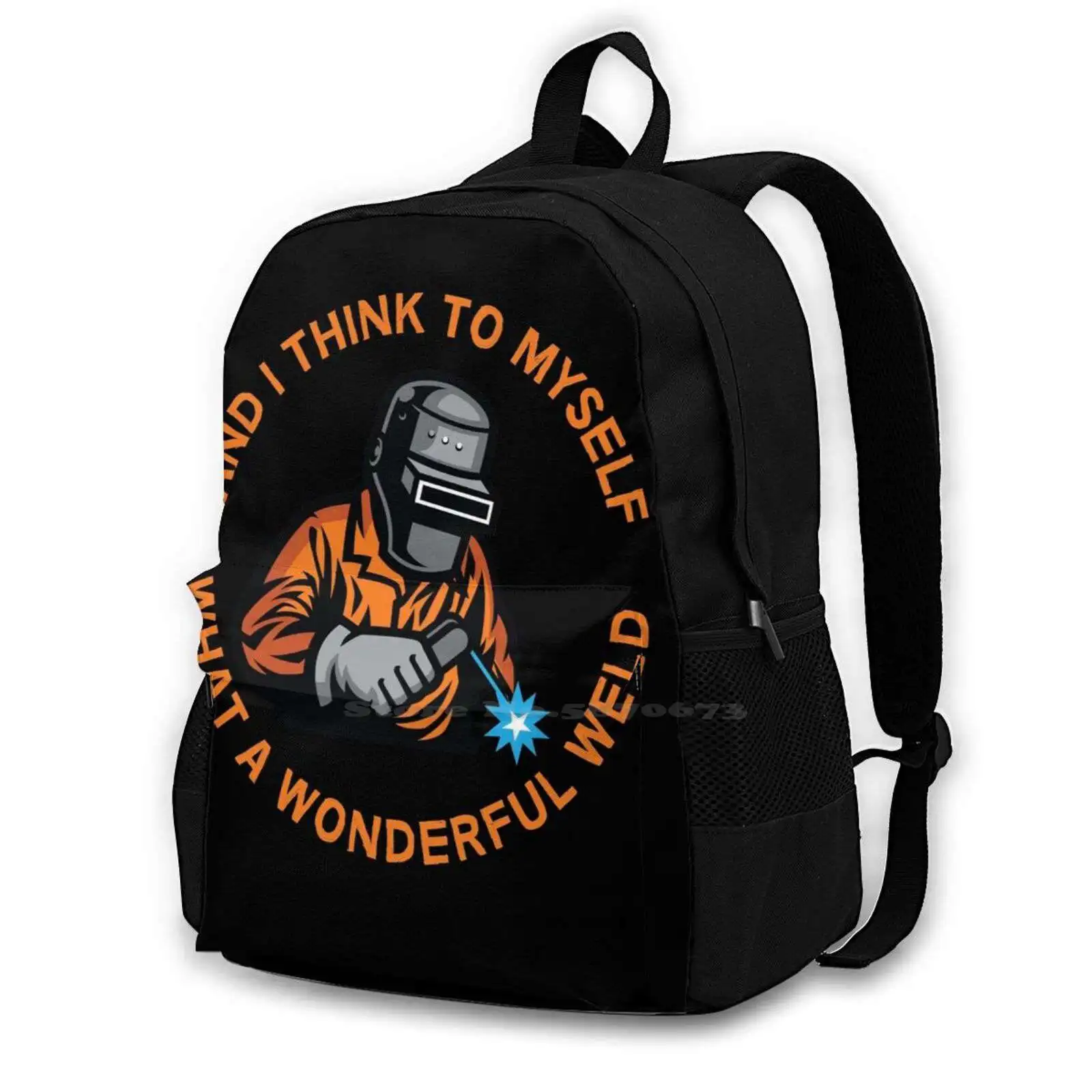 Best-Husband-Welding-Funny Dad-Pipe S School Bag Big Capacity Backpack Laptop 15 Inch Design Sayings Best Welding Fun