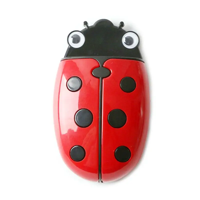 Cute Ladybug Fridge Magnetic Storage Box Eraser Whiteboard Pen Organizer Holder