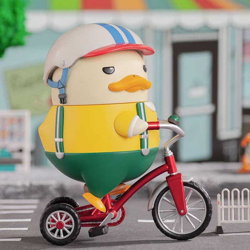 POP MART DUCKOO TRICYCLE Figure Collectible Cute Action Kawaii Gift Kid  Plastic Toys Figure Free Shipping