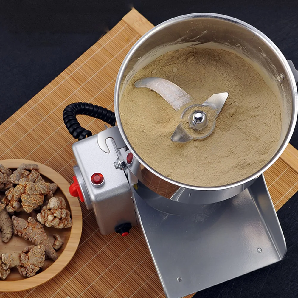 Mesin Penggiling Bubuk Komersial Penggiling Biji-bijian Rumah Tangga Mesin Penggiling Bubuk Bahan Obat Ultra Halus