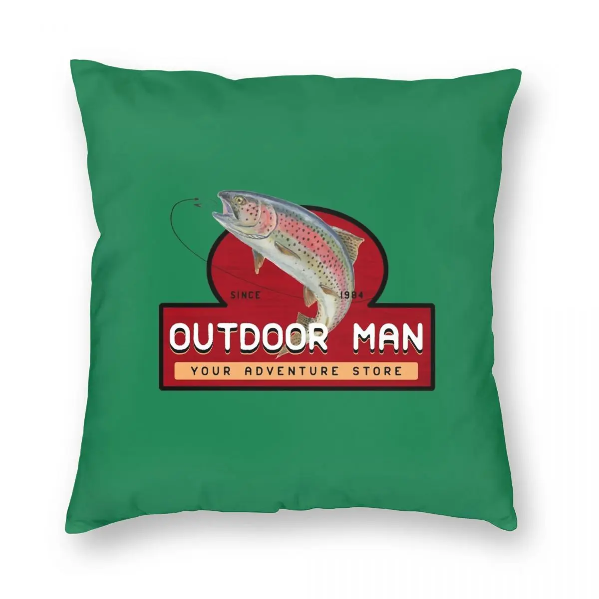 Outdoor Man Etc. Last Man Standing Pillowcase Polyester Linen Velvet Pattern Zip Decor Home Cushion Case Wholesale 18