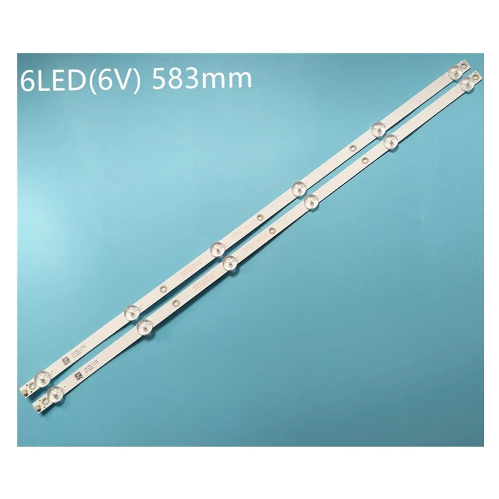 LED backlight strip 6 lamp for HUGO 32inch K320WDC1 A2 4708-K32WDC-A2113N01 6LED 583MM TX-32ER250ZZ K320WDC2B 32PHS4012