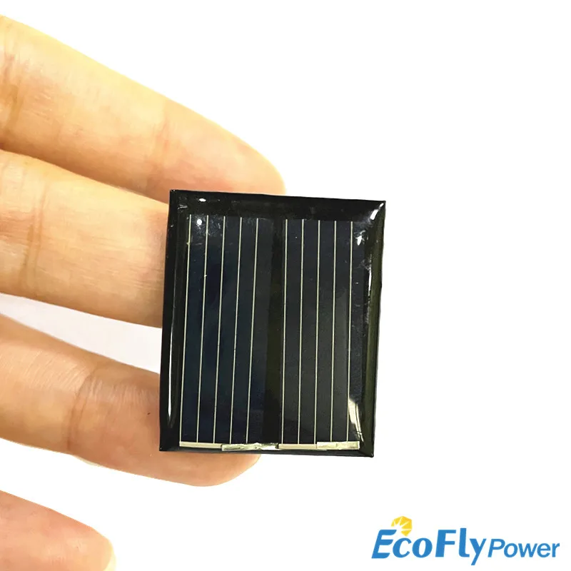 Wholesale Mini Mono Solar Panel Single Crystal 1V 80MA 30*25mm Solar System DIY For Battery Cell Phone Chargers