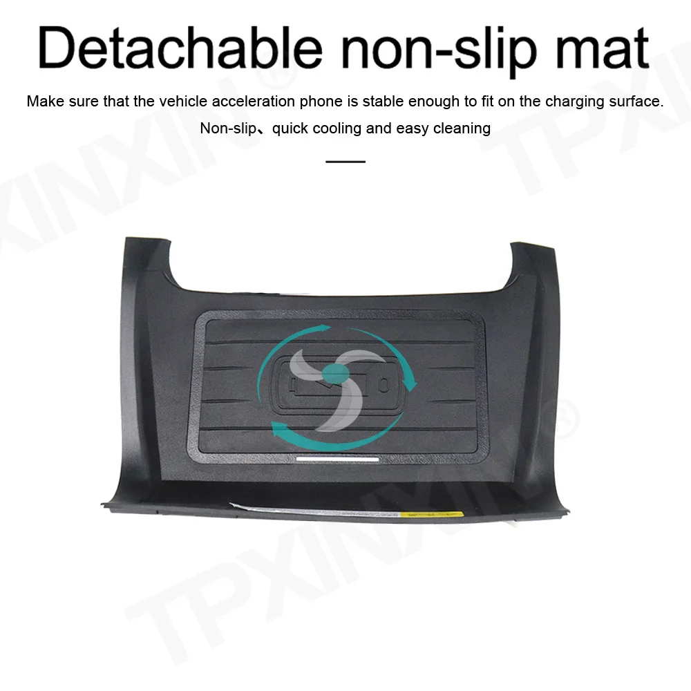QI Car Wireless Charger For Range Rover Discovery Sport 2018 Intelligent Infrared Wireless Charging Car Phone Holder For Iphone