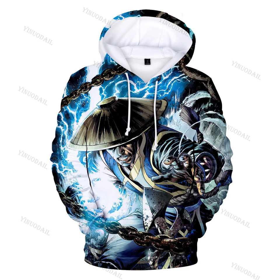 3D Game Mortal Kombat 11 New Hoodies Sweatshirt Anime Cosplay Costume Men Women Jacket Hooded Top