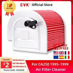 CVK NEW High Quality Intake Air Filter Cleaner Element For Honda CA250 CMX250 1996-2011 CA125 1995-1999 CMX250C 2003-2011 DD250