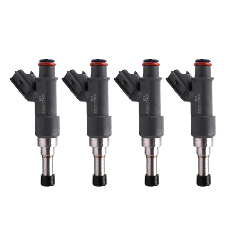 4pcs/lot 23250-75100 23250-79155 Fuel Injector Nozzle For Toyota Land Cruiser Prado 2.7L 2TR 09-10 4Runner Tacoma 1TRFE 12Holes