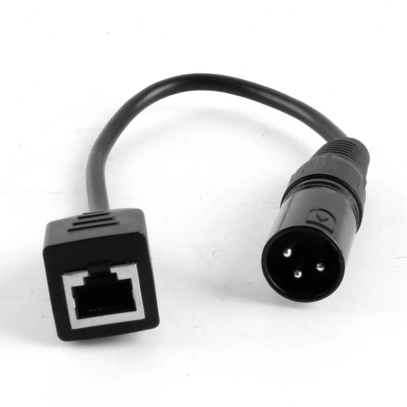 XLR Port Turn Network Cable Connector Adapter Cable Network Port Adapter Cable 512 Signal Light Control Units Connector