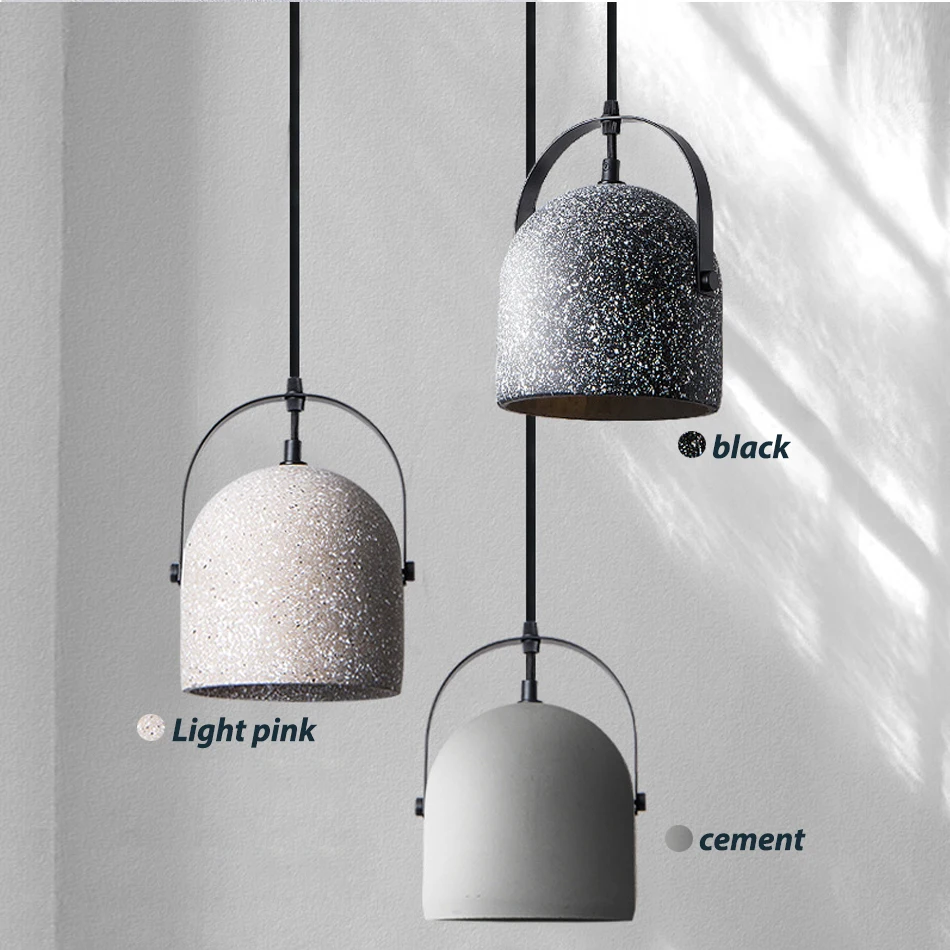 

Cement Pendant Lights Nordic Led Hanging Lamp Modern Hang lamp Luminaire for Living room kitchen Home Decor Lighting Fixtures