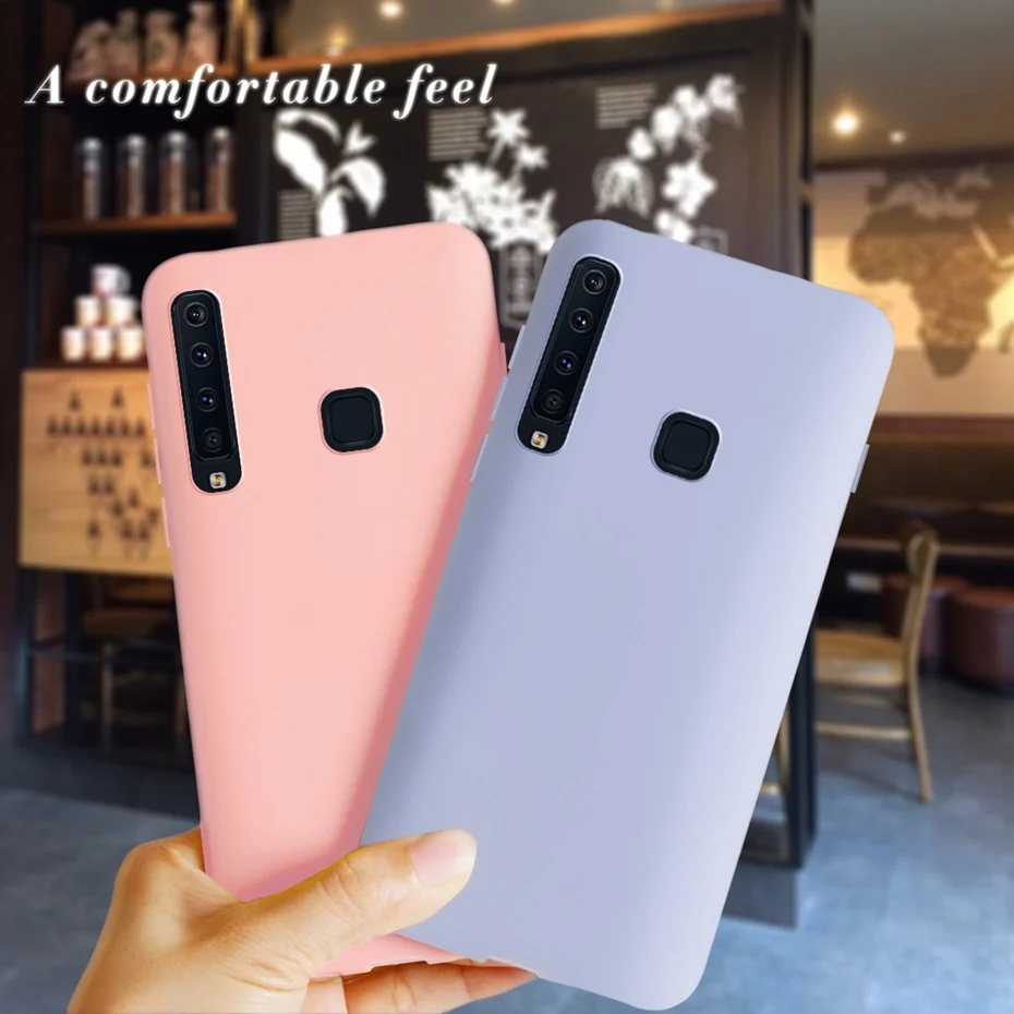For Samsung A9 2018 Case Candy Color Soft Silicone Bumper Cases On Samsung Galaxy A9 2018 Phone Case For Samsung A9 2018 Cover