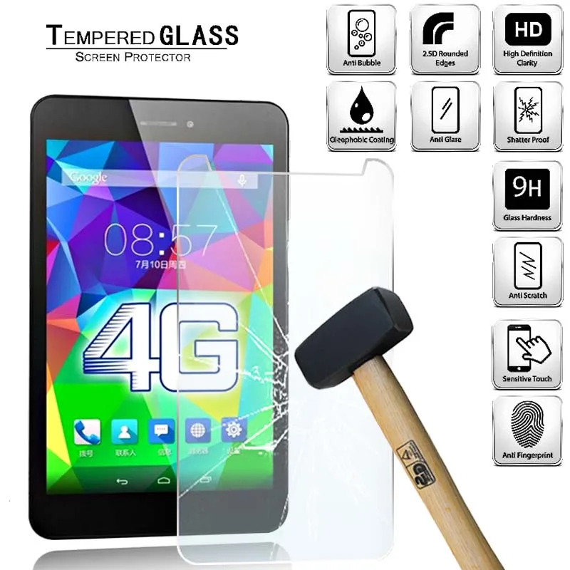

Планшет закаленное Стекло Экран Защитная крышка для Cube Talk T7 4G анти-Экран поломки Анти-Царапины планшетный компьютер закаленная пленка