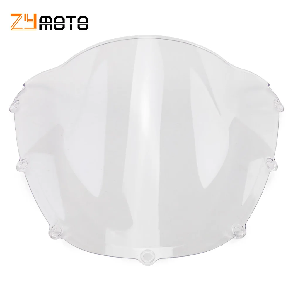 Parabrisas transparente para motocicleta, protector de carenado de doble burbuja para Honda CBR 900 RR, 954, 2002, CBR900RR, CBR954RR