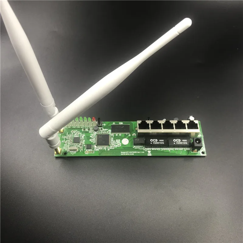 

OEM 5-port wireless router motherboard module custom screw hole metal shell broadband fast home kit 2.4G wireless4 module router