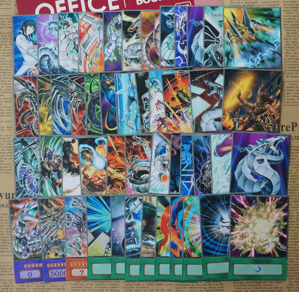 48 teile/satz Zane Truesdale Anime Deck Cyber Drachen Kunst Underworld Cyberdark Orica Hölle Kaiser Ryo Marufuji Yugioh GX Klassische Karten