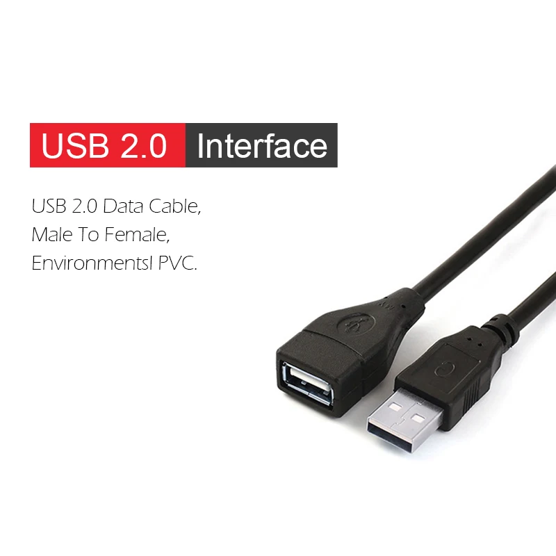 USB Extension Cable USB 2.0 cable for Smart TV PS4 Speed Data Extension Cables Male to Female Wire 0.5m 1m 1.5m 3m 5m