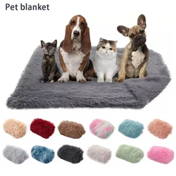Soft Long plush Padded Warm Pet Blanket Can Be Used A Mattress Cat Sofa Cushion Household Rug To Keep Warm Dog Sleeping Blanket