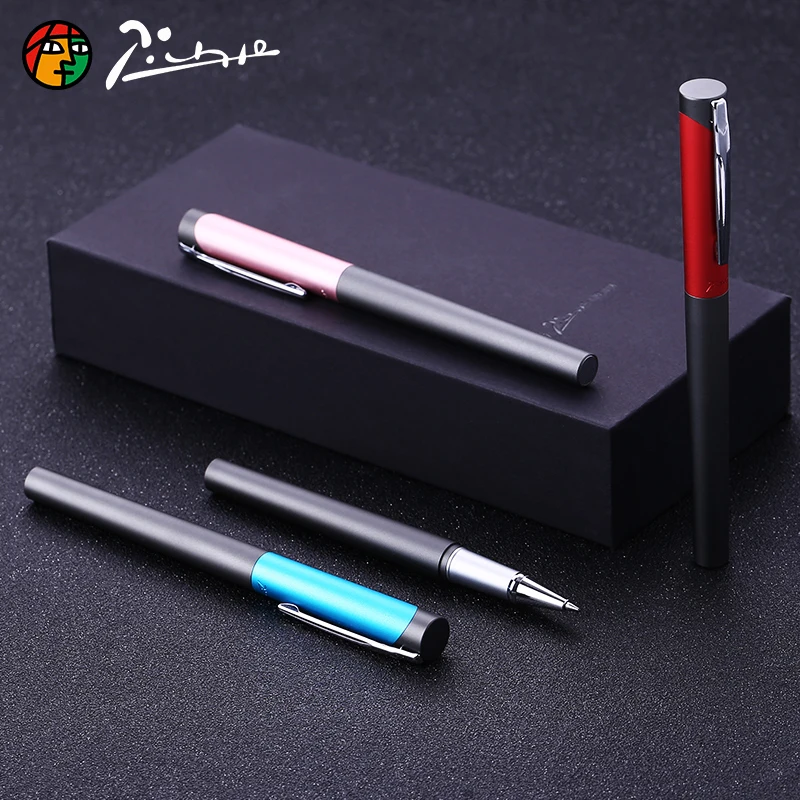 

New Picasso 963 Metal Rollerball Pen with Refill Marie Curie Series Fine Point Gift Pen Set for Business Office School