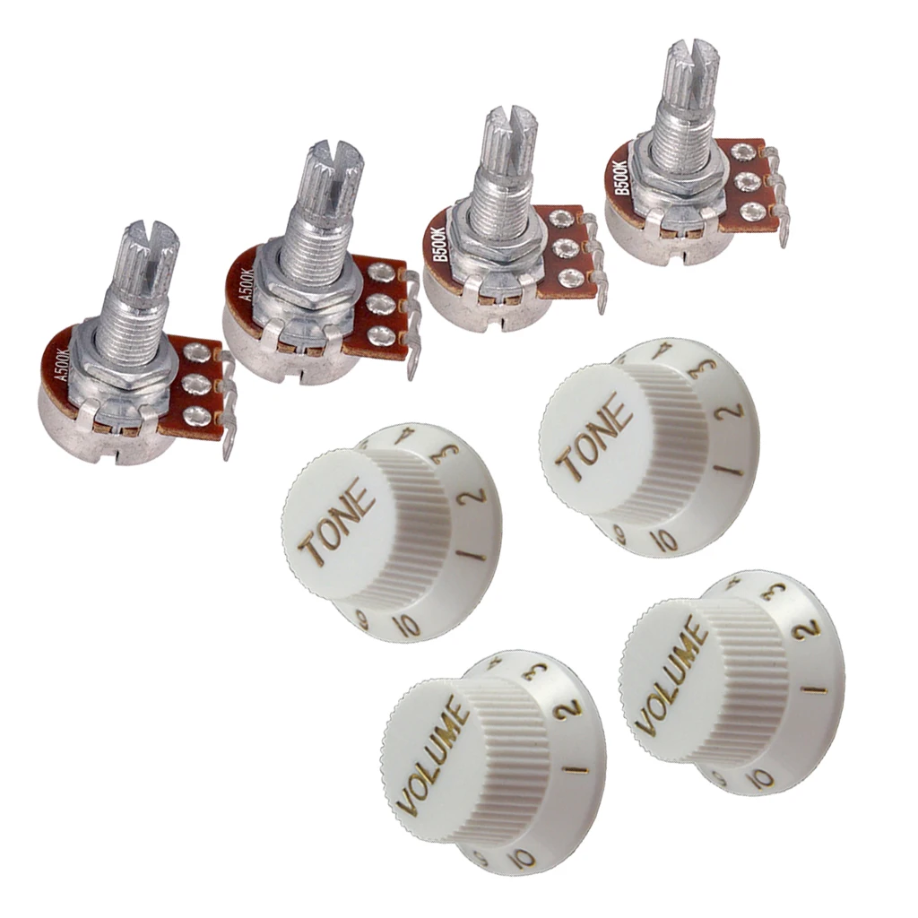 18mm A500K B500K Guitar Potentiometer And Volume Cap Replacement