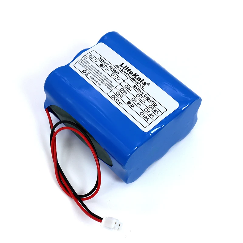 Liitokala 7.4V 18650 bateria litowa 2S3P 9ah wędkowanie LED światła głośnik Bluetooth 8.4V awaryjne DIY baterie z PCB