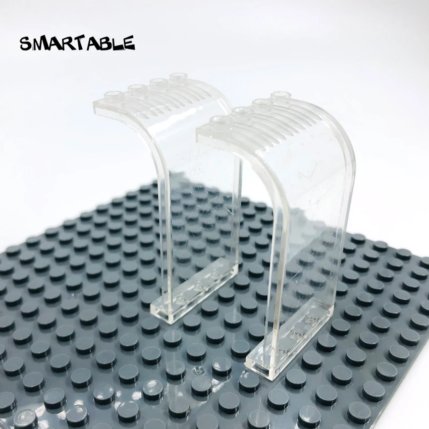 Smartable Arch Wall Panel 3x4x6 Transparent Building Blocks MOC Parts Toys For Kids Compatible City 2571/35251 10pcs/lot