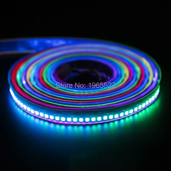 

5M 144LEDs/m WS2811 LED Strip 12V 5050 SMD Addressable Individually RGB Pixel LED Tape Light TV White/Black PCB IP20/IP65/IP67