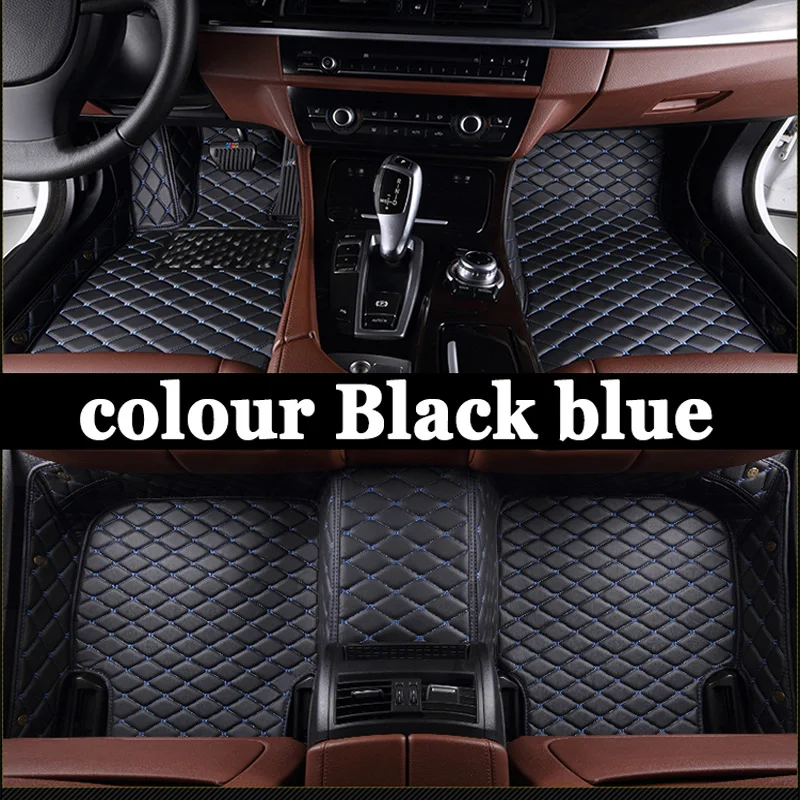 

Custom LHD/RHD Special Car Floor Mats For BMW 5 Series F10 2010-2016 Waterproof Leather Anti-Slip Carpet Liners