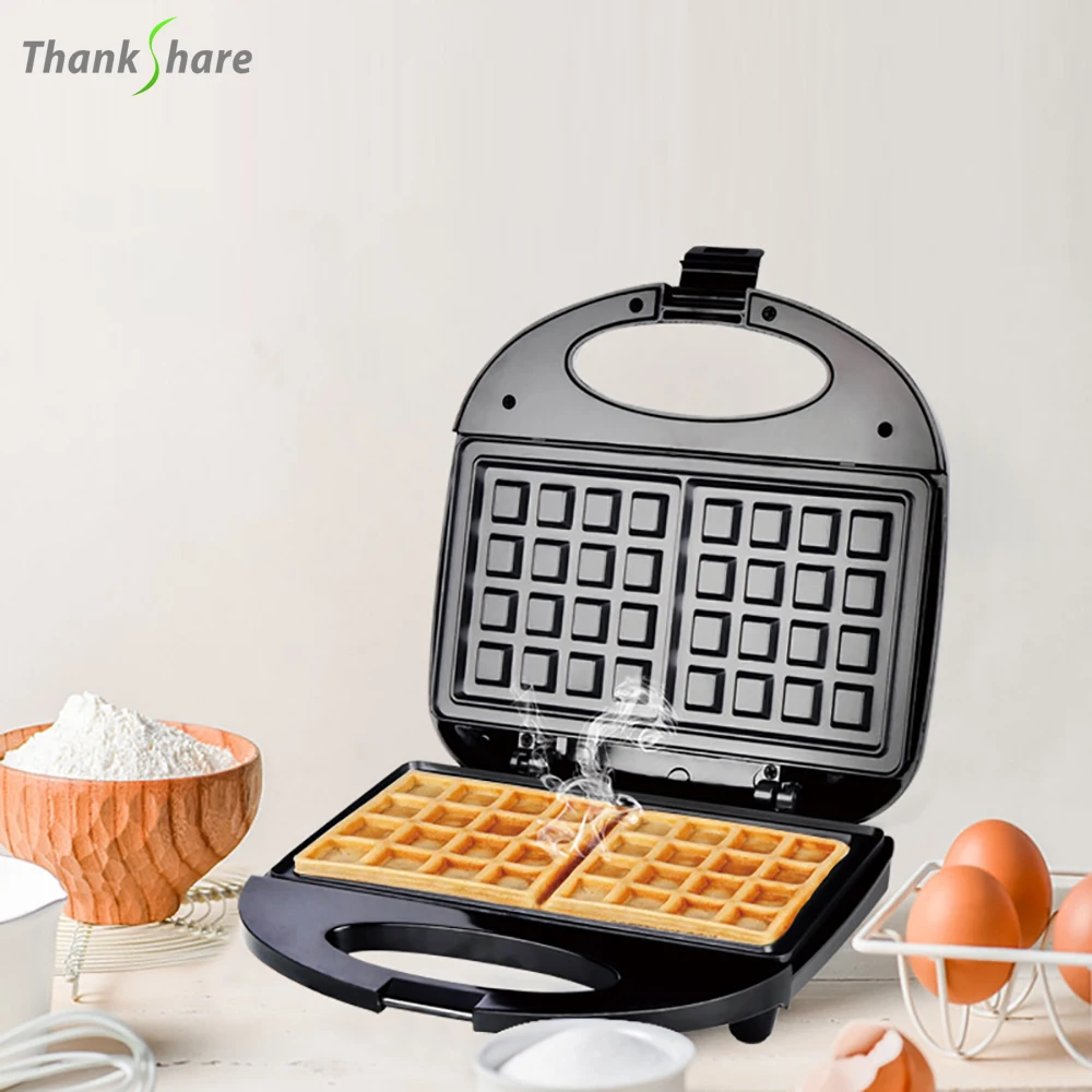 220V Electric Waffle Maker Cooking Kitchen Appliances Bubble Egg Cake Oven Breakfast Machine Waffles Pot Iron Baking Pan