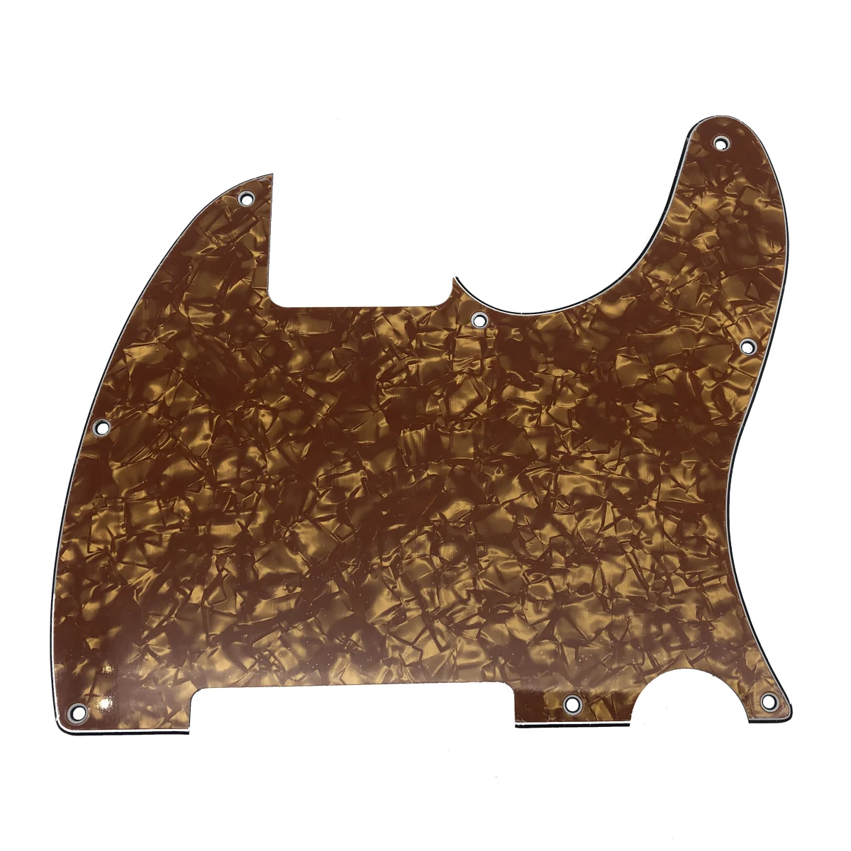 Kaish 8 Holes for Tele TL Blank Pickguard Scratch Plates with screws for Esquire Various Colors for Telecaster