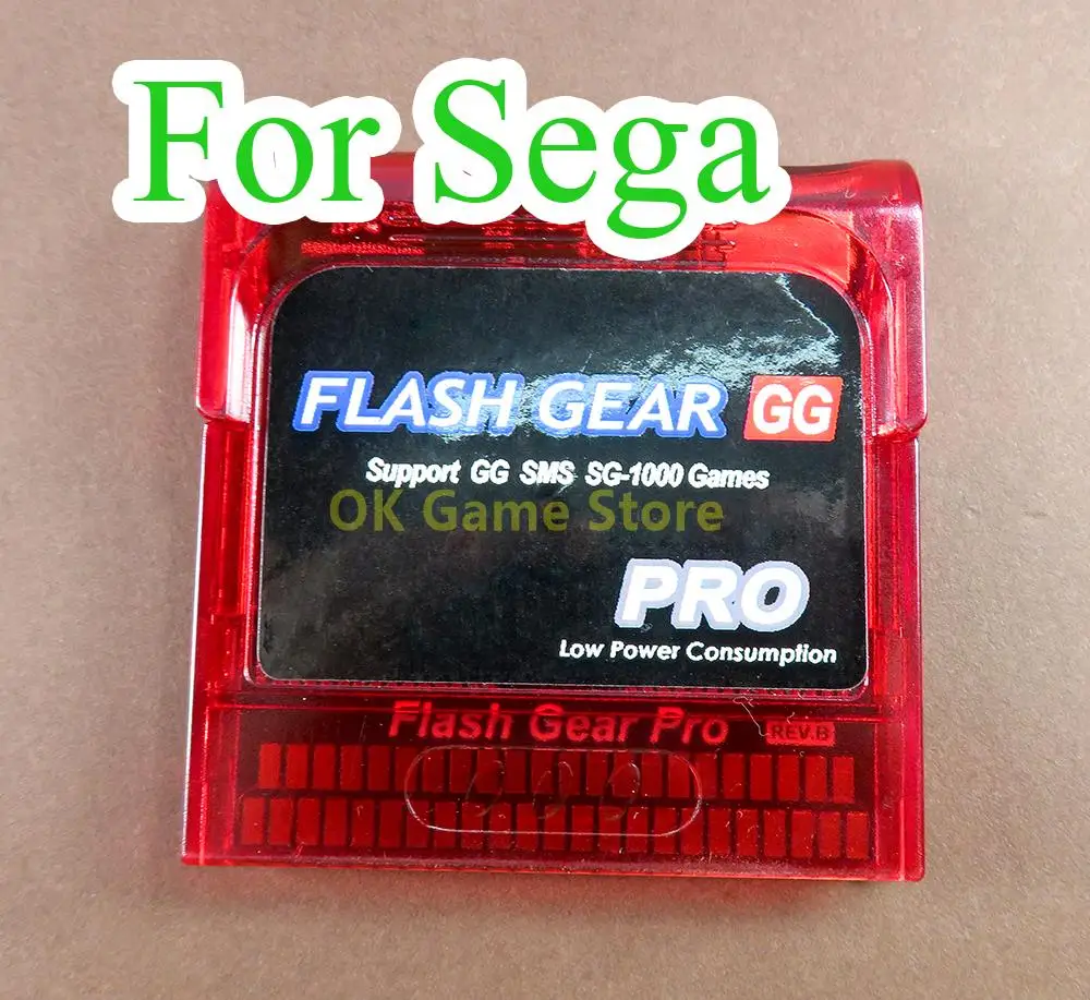 1pc/lot For SEGA Game Gear GG Card box Flash Gear Pro Flash Card Low Power For Sega GG Saving Power Cartridge Card Pcb Board