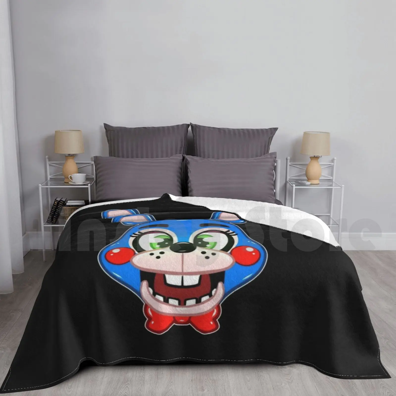 Fnaf Toy Bonnie Blanket For Sofa Bed Travel Fnaf Five Nights At Toy Bonnie Bonnie