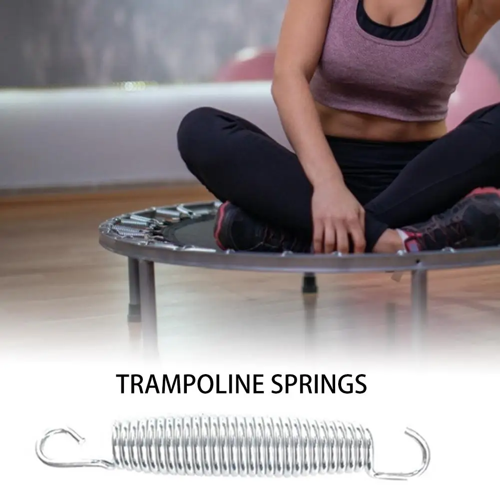 10PCS Trampoline Springs Stainless Steel Tension Spring Versatile Double Hook Spring Sturdy Extension Spring for Home Store Use