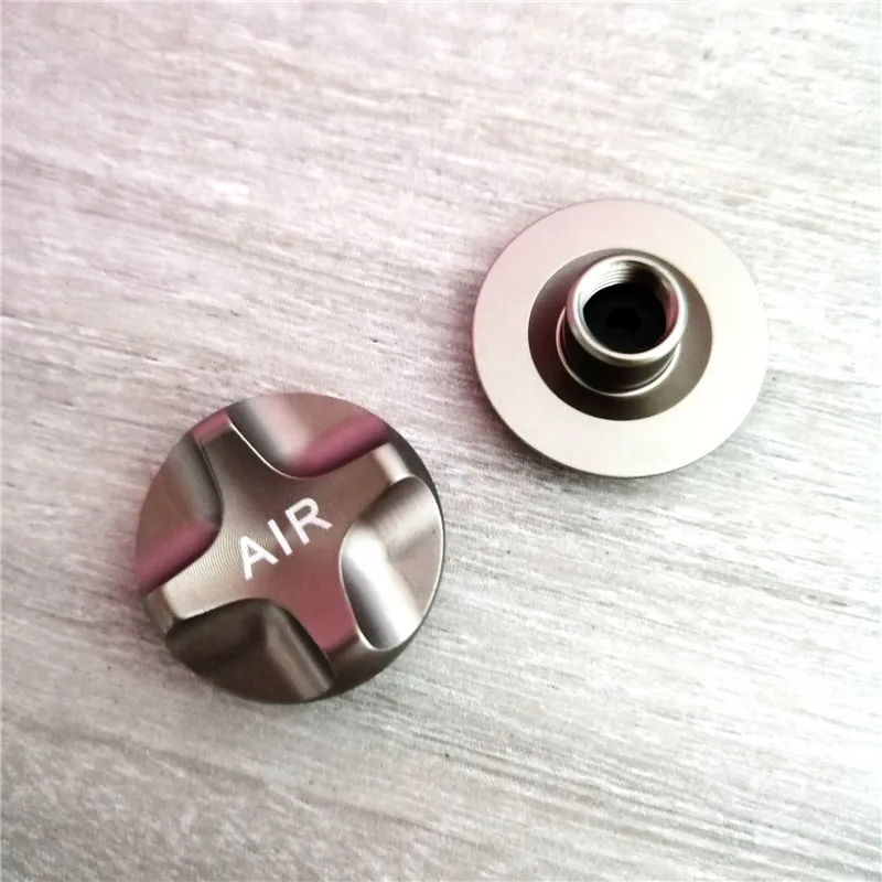 غطاء صمام الهواء للشوكة Suntour ، غطاء صمام Schrader من الألومنيوم ، لـ Epicon XCR ، Durolux ، Raidon ، Auron ، Aion ، Axon