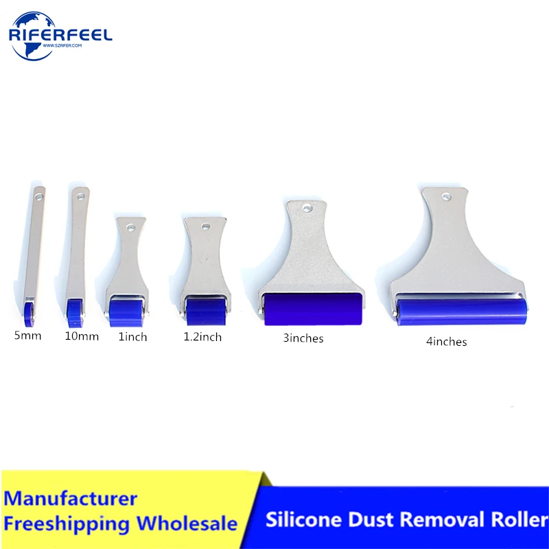 سيليكون صغير دليل جهاز إزالة الغبار لزجة الأسطوانة مكافحة ساكنة أداة تنظيف غرف الأبحاث سيليكون مبتذل الأسطوانة مع ورقة مسطحة مقبض