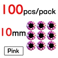 10mm Rosa 100 piezas