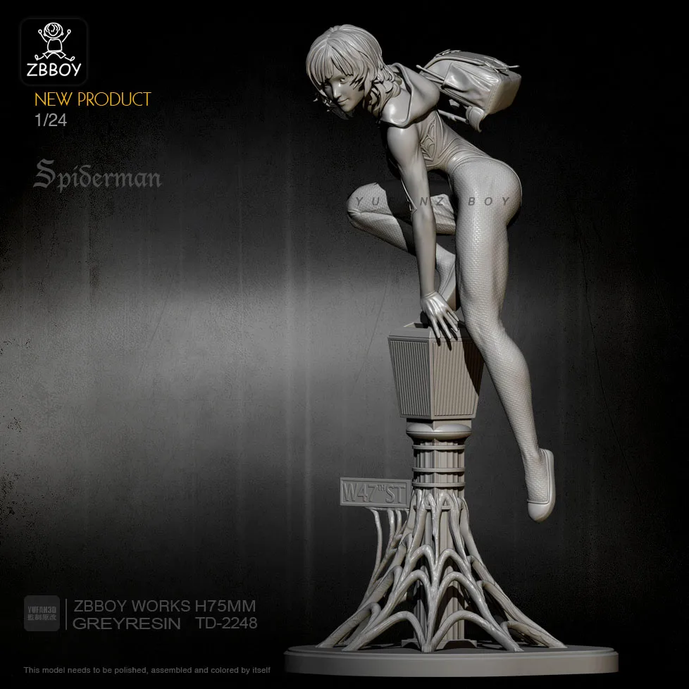 1/24 Resin Model Kits  Figure Self-assembled TD-2248