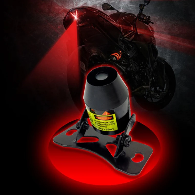 Car Motor Motorcycle Tail Decorative Car Logo Projector 12V  24V LED Emergency Braking Back UP Stop Laser Light