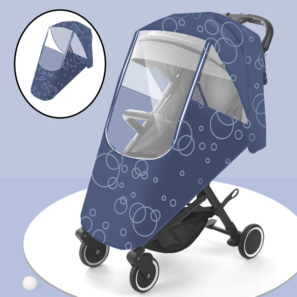 Universal Baby Stroller Raincover Pram Waterproof Dustproof Breathable Rain Cover Outdoor Weather Wind Shield Protection