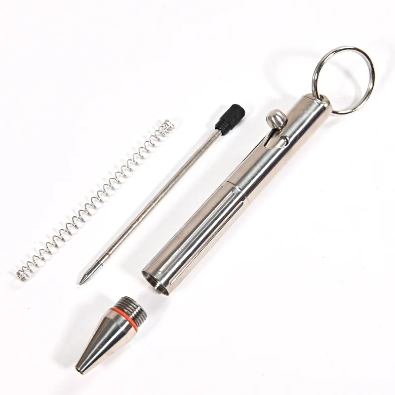 Mini Portable Titanium Tactical Pen Multi Function Self Defense Business Pen Emergency Glass Breaker EDC Tool Gift