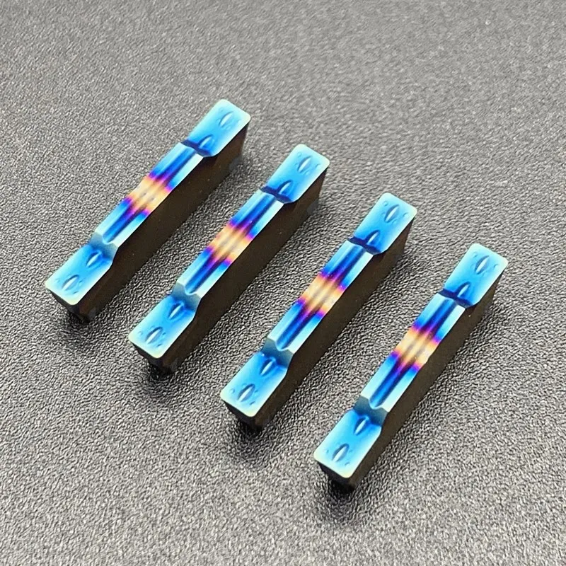 Mgmn300 m nano azul torneamento ferramentas inserções de carboneto torno cnc cortador mgmn300 separação e sulco parte
