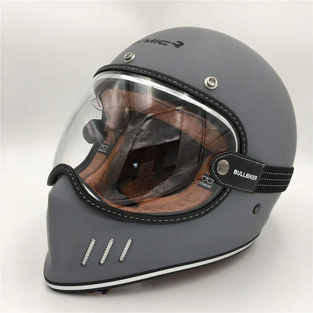 

RYMIC Retro Helmet High-definition Goggles Closely Fit The Winter Off-road Riding Anti-fog, Wear-resistant and Wind-proof Lens