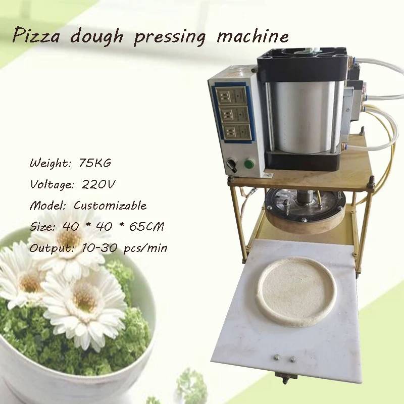 Pneumatic Dough Pizza Flatten Flat Press Machine Tortilla Dough Sheeter Machine Dough Pie Pressing Flattening Machine