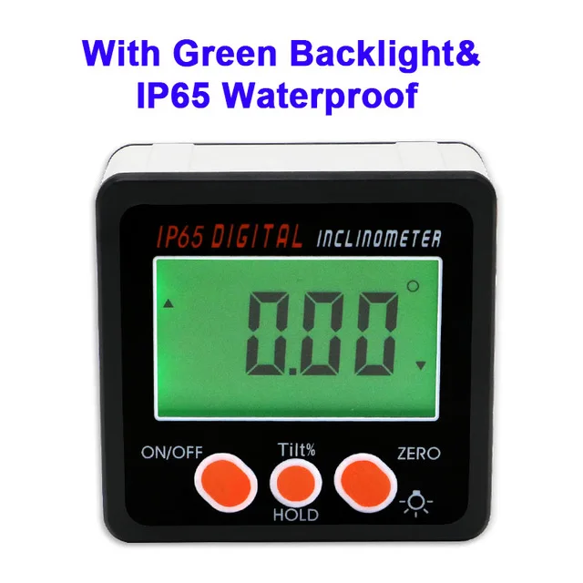 IP54/IP65 Magnetischer digitaler Winkelmesser mit Hintergrundbeleuchtung und/ohne Doppellaser – Detail 8