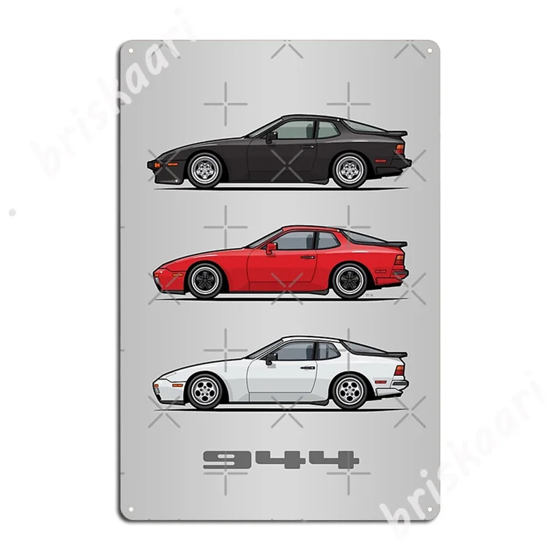 P 944 951 Turbo Trio Metal Signs Wall Plaque Wall Club Designing Tin sign Posters