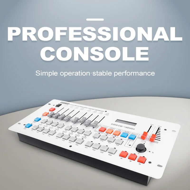 Console d'éclairage de scène pour DJ LED, contrôleur DMX, équipement d'éclairage, 240