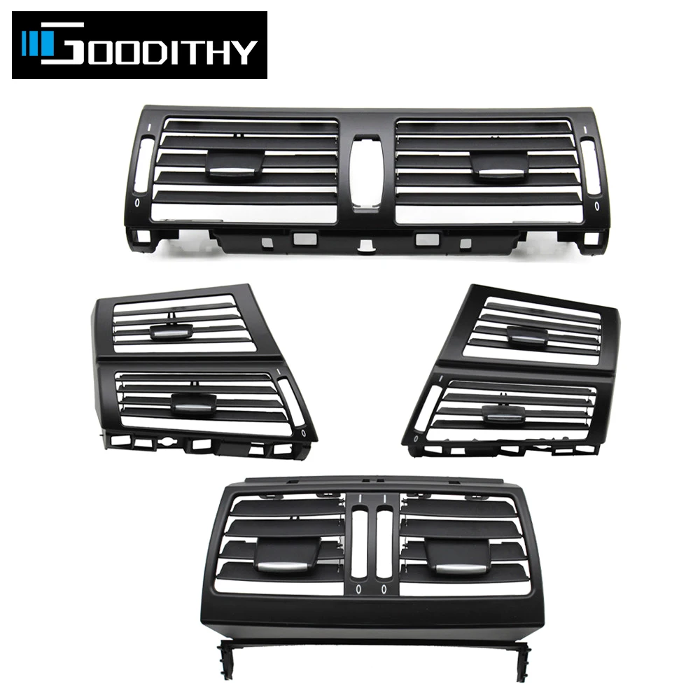 

LHD RHD Car Front Central Left Right Rear Air Conditioner AC Vent Grille Outlet Panel Trim For BMW X5 X6 E70 E71 E72 2007-2014