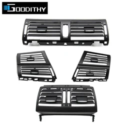 Panel de salida de rejilla de ventilación de CA para coche, embellecedor de aire acondicionado delantero, Central izquierdo y trasero, LHD, RHD, para BMW X5, X6, E70, E71, E72, 2007-2014