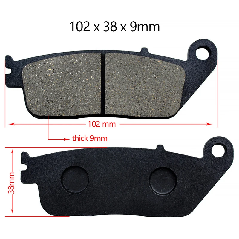 Motorcycle Front Brake Pads For HONDA CB750 CB 750 F2 CB Seven fifty PC800 PC 800 Pacific Coast CBR1000 CBR 1000 F ST1100 92-95 image 4
