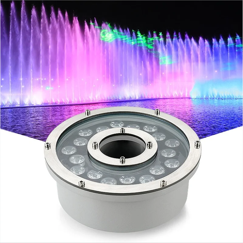 IP68 Waterproof LED Underwater Light Swimming Pool Light 9W AC12V RGB Floodlight Lamp Outdoor Garden Pond Landscape Lighting