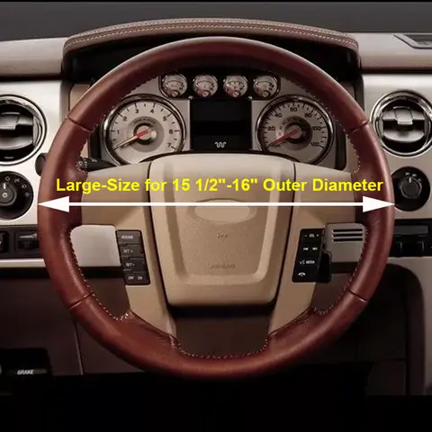 10 best sales 16 inch steering wheel cover - №5